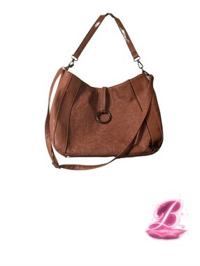 Sam & Hadley Embossed Crossbody Bag - Western - Boho Style - Brown